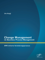 Change Management im Business Process Management: BPM initiierte Veränderungsprozesse