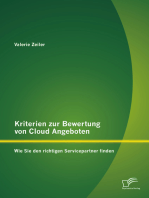 Kriterien zur Bewertung von Cloud Angeboten: Wie Sie den richtigen Servicepartner finden