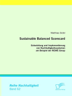 Sustainable Balanced Scorecard: Entwicklung und Implementierung von Nachhaltigkeitssystemen am Beispiel der REWE Group