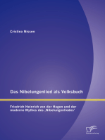 Das Nibelungenlied als Volksbuch: Friedrich Heinrich von der Hagen und der moderne Mythos des ‚Nibelungenliedes‘