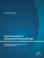 Familieninterne Unternehmensnachfolge: Übertragung einer GmbH auf die nächste Generation