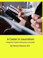 A Career in Journalism