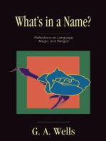 What's in a Name?: Reflections on Language, Magic, and Religion