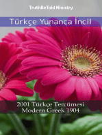 Türkçe Yunanca İncil: 2001 Türkçe Tercümesi - Modern Greek 1904