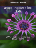 Türkçe İngilizce İncil No8: 2001 Türkçe Tercümesi - Darby 1890