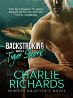 Backstroking with a Tiger Shark