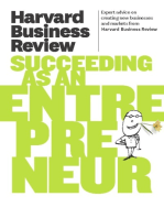 Harvard Business Review on Succeeding as an Entrepreneur