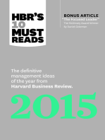 HBR's 10 Must Reads 2015: The Definitive Management Ideas of the Year from Harvard Business Review (with bonus McKinsey AwardWinning article "The Focused Leader") (HBR's 10 Must Reads)