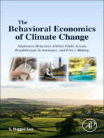 The Behavioral Economics of Climate Change: Adaptation Behaviors, Global Public Goods, Breakthrough Technologies, and Policy-Making