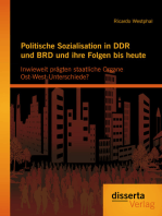Politische Sozialisation in DDR und BRD und ihre Folgen bis heute