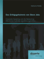 Das Erfolgsgeheimnis von Steve Jobs: Corporate Speaking und die Bedeutung öffentlicher Auftritte von Führungskräften