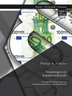 Neuerungen im Kapitalmarktrecht. Europäische Regelungen zu Transparenzrichtlinie und Insiderrecht
