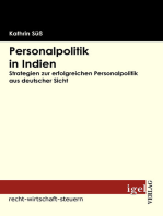 Personalpolitik in Indien: Strategien zur erfolgreichen Personalpolitik aus deutscher Sicht