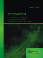 Servervirtualisierung: Eine Analyse der Potentiale und der Wirtschaftlichkeit am konkreten Beispiel eines KMU