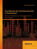 Das Dilemma des Schreibunterrichts in Deutschland