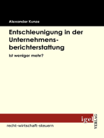 Entschleunigung in der Unternehmensberichterstattung