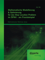 Mathematische Modellierung & Optimierung für das Stop Location Problem im ÖPNV - am Praxisbeispiel