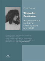 Theodor Fontane: ‚Wegbereiter‘ für weibliche Emanzipation um 1900?: Vergleichende Untersuchung literarischer Weiblichkeitskonzepte in der zweiten Hälfte des 19. Jahrhunderts am Beispiel von Theodor Fontanes ‚Cécile‘ (1887) und Helene Böhlaus ‚Der Rangierbahnhof‘ (1896)