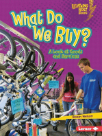 What Do We Buy?: A Look at Goods and Services