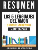 Los 5 Lenguajes Del Amor (The 5 Love Languages) - Resumen Del Libro De Gary Chapman