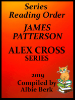 James Patterson's Alex Cross Series Best Reading Order with Checklist and Summaries