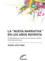 La "nueva narrativa" en los años noventa: El Manifiesto Crack en la teoría-crítica latinoamerica