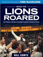 When the Lions Roared: Joe Paterno and One of College Football's Greatest Teams