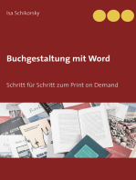 Buchgestaltung mit Word: Schritt für Schritt zum Print on Demand