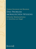 Das Problem moralischen Wissens: Ethischer Relationalismus in Anschluss an Hegel
