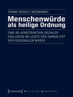 Menschenwürde als heilige Ordnung: Eine Re-Konstruktion sozialer Exklusion im Lichte der Sakralität der personalen Würde