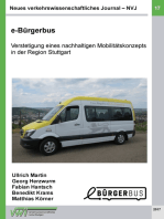 Neues verkehrswissenschaftliches Journal - Ausgabe 17: e-Bürgerbus: Verstetigung eines nachhaltigen Mobilitätskonzepts in der Region Stuttgart