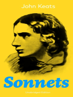 Sonnets (Unabridged Edition): 63 Sonnets from one of the most beloved English Romantic poets, influenced by John Milton and Edmund Spenser, and one of the greatest lyric poets in English Literature, alongside William Shakespeare