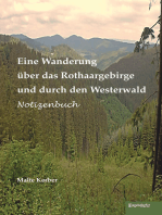 Eine Wanderung über das Rothaargebirge und durch den Westerwald: Notizenbuch