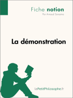 La démonstration (Fiche notion): LePetitPhilosophe.fr - Comprendre la philosophie