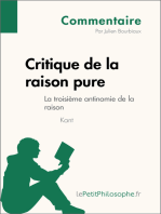 Critique de la raison pure de Kant - La troisième antinomie de la raison (Commentaire): Comprendre la philosophie avec lePetitPhilosophe.fr