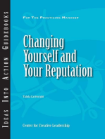 Changing Yourself and Your Reputation