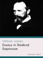 Essays in Radical Empiricism