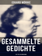 Gesammelte Gedichte von Eduard Mörike (252 Titel in einem Band)