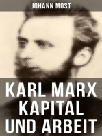 Karl Marx: Kapital und Arbeit: Ein populärer Auszug aus "Das Kapital" von Marx