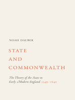 State and Commonwealth: The Theory of the State in Early Modern England, 1549–1640