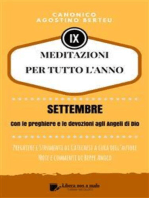 MEDITAZIONI PER TUTTO L’ANNO - Preghiere e Strumenti di Catechesi a cura dell’autore: SETTEMBRE - Con le preghiere e le devozioni agli Angeli di Dio