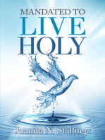 Mandated to Live Holy