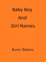 Baby Boy And Girl Names.
