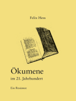 Ökumene im 21. Jahrhundert: Ein Resümee