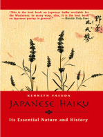 Japanese Haiku: Its Essential Nature and History