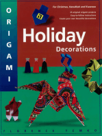 Origami Holiday Decorations: Make Festive Origami Holiday Decorations with This Easy Origami Book: Includes Origami Book with 25 Fun & Easy Projects