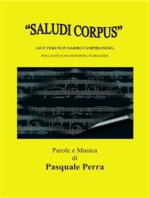 "Saludi Corpus" (Ave Verum in sardo campidanese) per canto e pianoforte