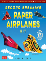 Record Breaking Paper Airplanes Ebook: Make Paper Airplanes Based on the Fastest, Longest-Flying Planes in the World!: Origami Book with 16 Designs