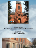 Das Ja zum Leben und zum Menschen, Band 10: Predigten 1987-1989