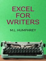 Excel for Writers: Writing Essentials, #2